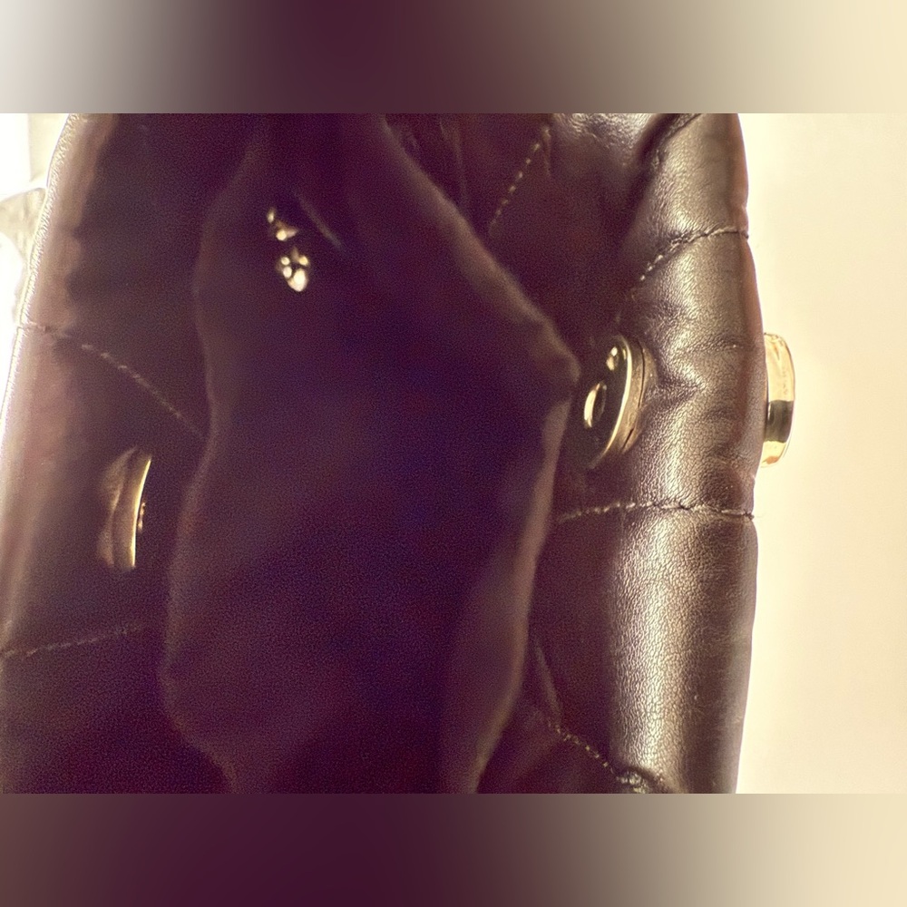 Authentic Balenciaga Logo Monaco Chain Bag S Quilted Thin Calf Black - Picture 13 of 13